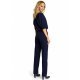Salopeta dama eleganta, bleumarin, cu maneca scurta, Diengis Salopeta dama eleganta, bleumarin, cu maneca scurta, Diengis 3 - jojofashion.ro