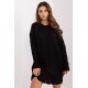 Rochie tricotata scurta neagra oversize Amalna1 2 - jojofashion.ro