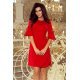 Rochie rosie scurta croi in A Florenta 2 - jojofashion.ro