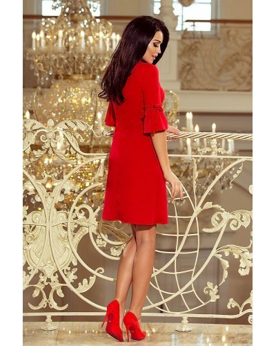Rochie rosie scurta croi in A Florenta Rochii scurte, Rochie rosie scurta croi in A Florenta - jojofashion.ro