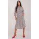Rochie tip camasa neagra cu dungi cu maneca trei sferturi Saila1 2 - jojofashion.ro