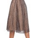 Rochie eleganta midi roz pal leopard print cu umerii goi Martina 4 - jojofashion.ro