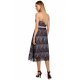 Rochie de seara gri cu dantela Nola Rochie de seara gri cu dantela Nola 3 - jojofashion.ro