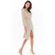 Rochie de seara suprapusa din paiete aurii Charme Rochie de seara suprapusa din paiete aurii Charme