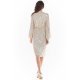 Rochie de seara suprapusa din paiete aurii Charme Rochie de seara suprapusa din paiete aurii Charme