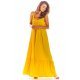 Rochie de vara lunga galbena vaporoasa oversize Francina 2 - jojofashion.ro