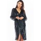Rochie midi eleganta neagra din paiete Charme 2 - jojofashion.ro