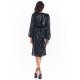 Rochie midi eleganta neagra din paiete Charme 3 - jojofashion.ro