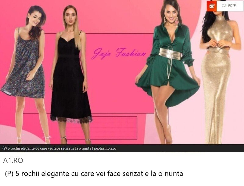 JojoFashion a aparut pe A1.ro