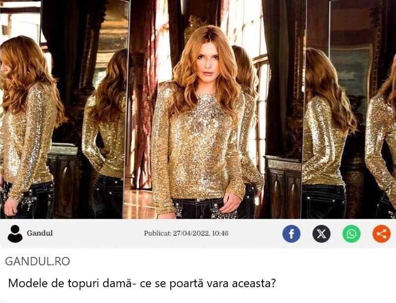 JojoFashion a aparut pe gandul.ro