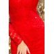Rochie de seara rosie din dantela Sofia Rochie de seara rosie din dantela Sofia