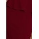 Rochie midi, burgundy, mulata, cu peplum, Ema Rochie midi, burgundy, mulata, cu peplum, Ema 6 - jojofashion.ro