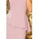 Rochie de zi midi, lila, mulata, cu peplum, Ema 6 - jojofashion.ro