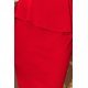 Rochie rosie mulata midi cu peplum Ema Rochie rosie mulata midi cu peplum Ema 5 - jojofashion.ro