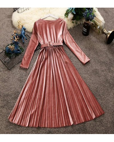 Rochie de ocazie midi din catifea roz piersica plisata Aryanne - jojofashion.ro