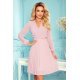 Rochie de ocazie eleganta midi lila plisata fluida petrecuta Lisa Rochie de ocazie eleganta midi lila plisata fluida petrecuta Lisa 2 - jojofashion.ro