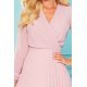 Rochie de ocazie eleganta midi lila plisata fluida petrecuta Lisa Rochie de ocazie eleganta midi lila plisata fluida petrecuta Lisa 5 - jojofashion.ro