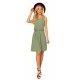 Rochie de vara midi, kaki, A Line, Britany Rochie de vara midi, kaki, A Line, Britany 5 - jojofashion.ro