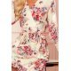 Rochie scurta cu flori cu maneca lunga cu volane Rosina 6 - jojofashion.ro