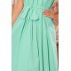 Rochie de vara midi vaporoasa menta Alizee 6 - jojofashion.ro