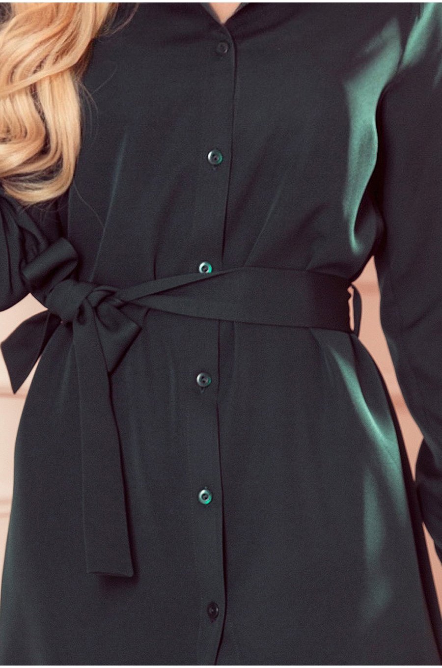Rochie scurta tip camasa verde Johanna Rochie scurta tip camasa verde Johanna 5 - jojofashion.ro