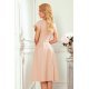 Rochie midi, bej, retro, Mazara 3 - jojofashion.ro