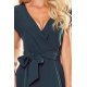 Rochie midi, verde, retro, Mazara 6 - jojofashion.ro