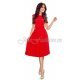 Rochie rosie midi plisata Karima Rochie rosie midi plisata Karima 4 - jojofashion.ro