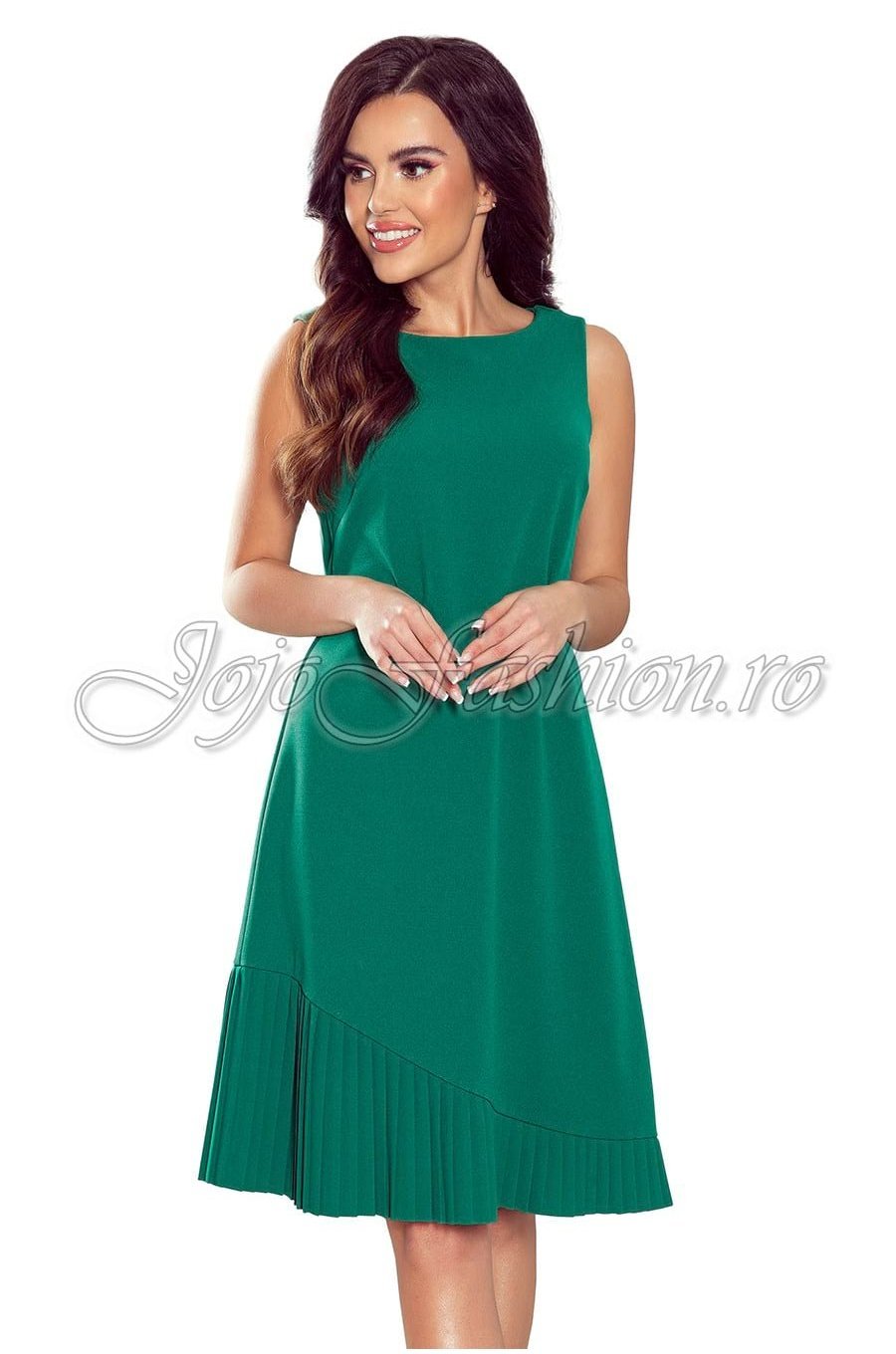 Rochie verde midi croi A Anabell Rochie verde midi croi A Anabell 1 - jojofashion.ro