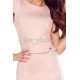 Rochie de zi office midi, roz pal, mulata, Adonia 5 - jojofashion.ro