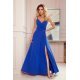 Rochie de seara lunga, albastra, Numoco Scarlett 2 - jojofashion.ro