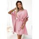 Rochie midi oversize, roz, croi fluture, Butterfly Rochie midi oversize, roz, croi fluture, Butterfly 2 - jojofashion.ro