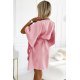 Rochie midi oversize, roz, croi fluture, Butterfly Rochie midi oversize, roz, croi fluture, Butterfly 3 - jojofashion.ro