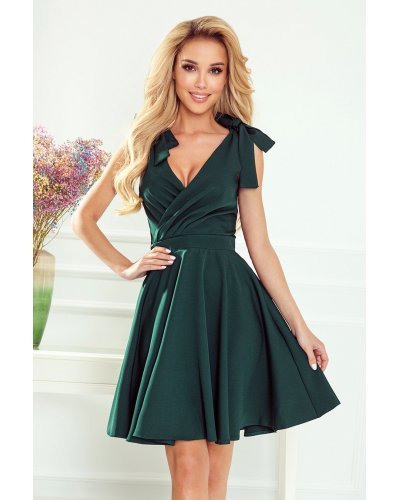 Rochie scurta verde baby doll Courtney Rochii de vara, Rochie scurta verde baby doll Courtney - jojofashion.ro