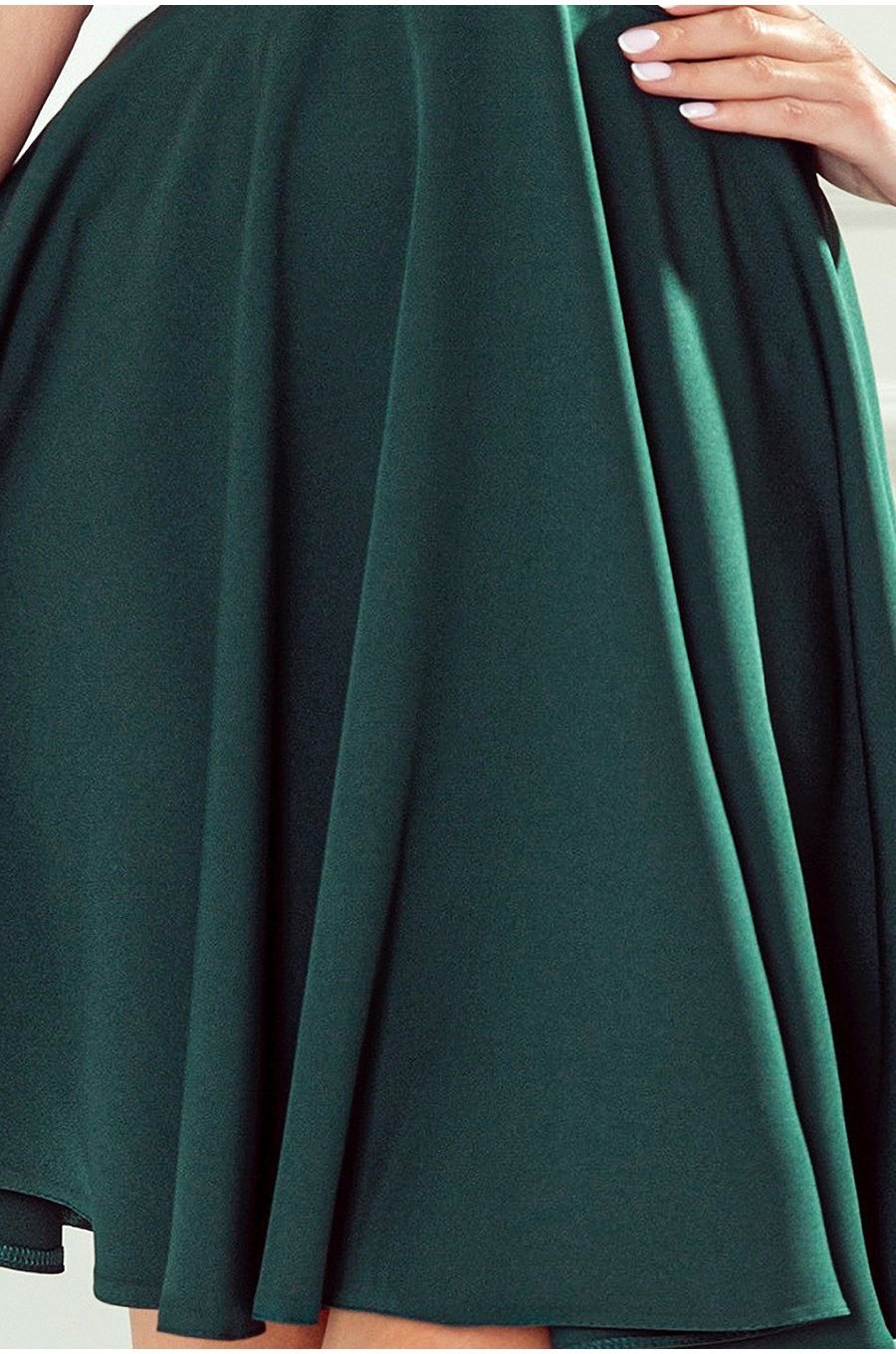 Rochie scurta verde baby doll Courtney Rochie scurta verde baby doll Courtney 6 - jojofashion.ro