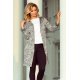 Cardigan cu gluga si buzunare gri Londa 2 - jojofashion.ro