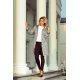 Cardigan cu gluga si buzunare gri Londa 4 - jojofashion.ro