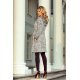 Cardigan cu gluga si buzunare gri Londa 5 - jojofashion.ro