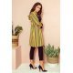 Cardigan cu gluga si buzunare mustar Londa 5 - jojofashion.ro