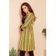 Cardigan cu gluga si buzunare mustar Londa 3 - jojofashion.ro