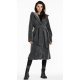 Palton dama de iarna lung, gri, oversize, cu gluga, Martha Palton dama de iarna lung, gri, oversize, cu gluga, Martha 2 - jojofashion.ro