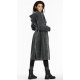 Palton dama de iarna lung, gri, oversize, cu gluga, Martha Palton dama de iarna lung, gri, oversize, cu gluga, Martha 4 - jojofashion.ro