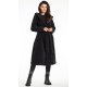 Palton dama de iarna lung, negru, oversize, cu gluga, Martha1 Palton dama de iarna lung, negru, oversize, cu gluga, Martha1 2 - jojofashion.ro
