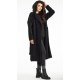 Palton dama de iarna lung, negru, oversize, cu gluga, Martha1 Palton dama de iarna lung, negru, oversize, cu gluga, Martha1 3 - jojofashion.ro