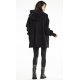 Palton dama de iarna midi, negru, tip kimono, oversize, cu gluga, Miriam1 Palton dama de iarna midi, negru, tip kimono, oversize, cu gluga, Miriam1 4 - jojofashion.ro