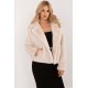 Geaca dama de iarna scurta, din blana eco, crem, Yanira2 Geaca dama de iarna scurta, din blana eco, crem, Yanira2 2 - jojofashion.ro