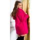 Palton dama de iarna scurt, imitatie blana, roz, oversize, Teddy Palton dama de iarna scurt, imitatie blana, roz, oversize, Teddy 3 - jojofashion.ro
