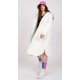 Palton dama de toamna lung, alb, matlasat, Eyshan Palton dama de toamna lung, alb, matlasat, Eyshan 3 - jojofashion.ro