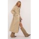 Palton dama elegant lung, bej, cu buzunare aplicate, Eylem Palton dama elegant lung, bej, cu buzunare aplicate, Eylem 3 - jojofashion.ro