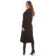 Palton dama elegant lung, negru, Orinna Palton dama elegant lung, negru, Orinna 5 - jojofashion.ro